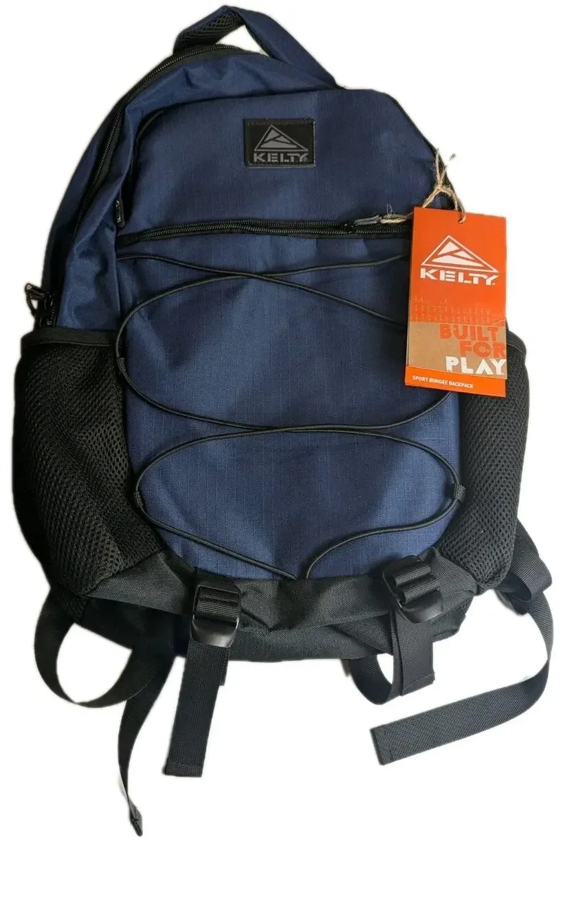 Kelty Sports Bungee 2935 Backpack Outdoors Sports Camping Hiking Navy NWT